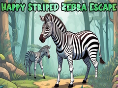 խաղ Happy Striped Zebra Escape 
