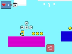 խաղ 2d Obby Rainbow Parkour
