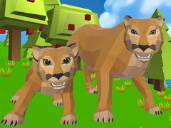 խաղ Cougar Simulator: Big Cats