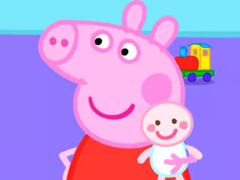 խաղ Jigsaw Puzzle: Peppa Pig New Baby