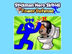 խաղ Stickman Hero Skibidi Tower Defense 