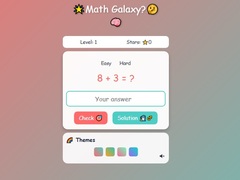 խաղ Math Galaxy