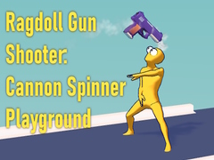 խաղ Ragdoll Gun Shooter: Cannon Spinner Playground