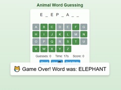 խաղ Animal Word Guessing Game