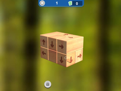 խաղ Tap 3D Wood Block Away