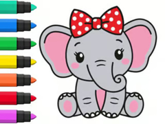 խաղ Coloring Book: Elephant