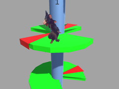 խաղ Ratomilton Helix Jump
