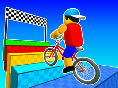 խաղ Obby On a Bike