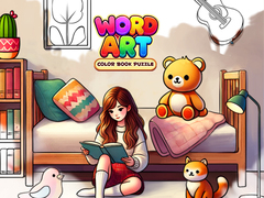 խաղ Word Art: Color Book Puzzle