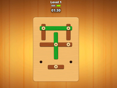 խաղ Wood Screw: Bolts Puzzle