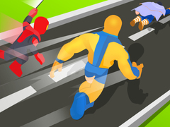 խաղ Superhero Transform Change Race