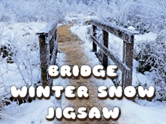 խաղ Bridge Winter Snow Jigsaw