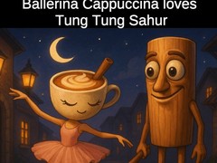 խաղ Ballerina Cappuccina loves Tung Tung Sahur