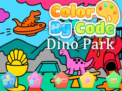 խաղ Color By Code Dino Park