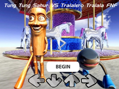 խաղ Tung Tung Sahur VS Tralalero Tralala FNF