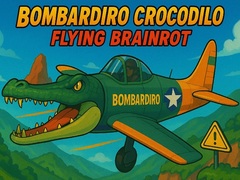 խաղ Bombardiro Crocodilo Flying Brainrot
