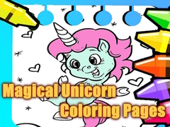 խաղ Magical Unicorn Coloring Pages