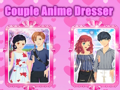 խաղ Couple Anime Dresser