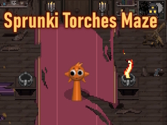 խաղ Sprunki Torches Maze
