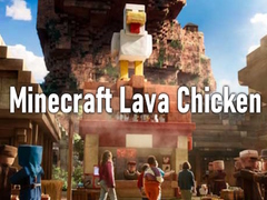 խաղ Minecraft Lava Chicken