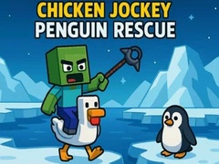 խաղ Chicken Jockey: Penguin Rescue