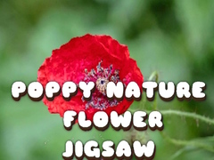 խաղ Poppy Nature Flower Jigsaw