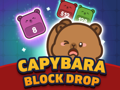 խաղ Capybara Block Drop