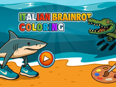 խաղ Italian Brainrot Coloring