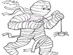 խաղ Mummy Coloring Book