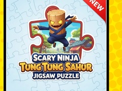 խաղ Scary Ninja Tung Tung Sahur Jigsaw Puzzle