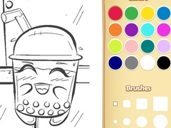 խաղ Boba Tea Coloring Book for Kids