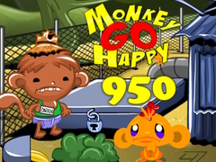 խաղ Monkey Go Happy 950