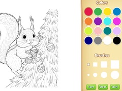 խաղ Christmas Animal Coloring Book for Kids