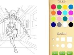 խաղ Wicked Coloring Book for Kids