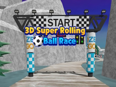 խաղ 3D Super Rolling Ball Race