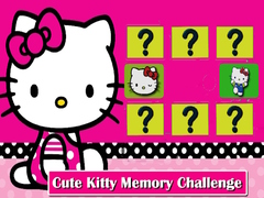 խաղ Cute Kitty Memory Challenge
