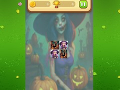 խաղ Halloween Witch Memory Match