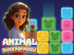 խաղ Animal Block Pop Puzzle