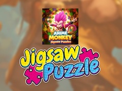 խաղ Anime Monkey Jigsaw Puzzles