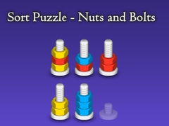 խաղ Sort Puzzle - Nuts and Bolts