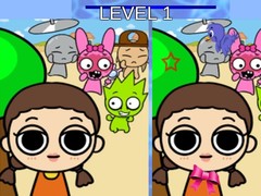 խաղ Sprunki and Squid Game Difference