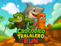 խաղ Crocodilo Tralalero Run