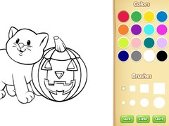 խաղ Halloween Coloring Book