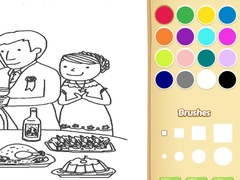 խաղ Wedding Coloring Book for Kids