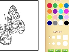 խաղ Butterflies Coloring Book for Kids