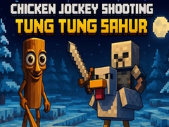 խաղ Chicken Jockey Shooting Tung Tung Sahur