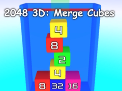 խաղ 2048 3D: Merge Cubes