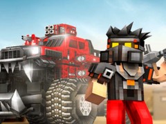 խաղ Blocky Cars: Car Battle