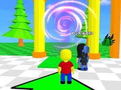 խաղ Roblox: The Floor is LAVA Challenge