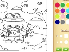 խաղ Labubu Coloring Book For Kids